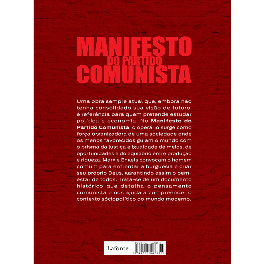 Manifesto Do Partido Comunista Karl Marx Friedrich Engels P