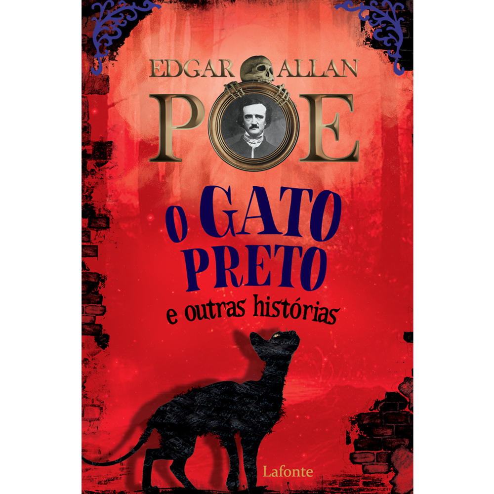 Livro de colorir ou página para crianças. gato preto e branco