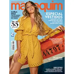 Revista Manequim Edição 742 - Carla Diaz, Veste Looks Luminosos de Verão.