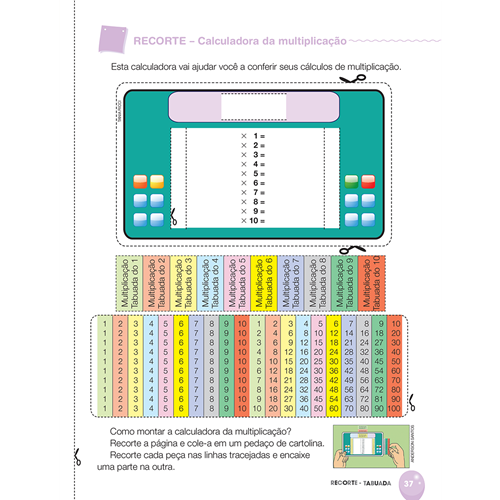 cole os números que faltam. aprendendo a tabuada de multiplicação