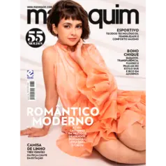 Revista Manequim Edição 780 - Romântico Moderno, Vestidos Drapeados, Plissados e Leves Para o Calor.