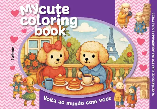 Volta Ao Mundo Com Você - Capa Dura Espiral - My Cute Coloring Book