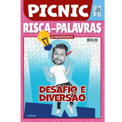 Risca-Palavras & Passatempos: Médio/Difícil - Desafio e Diversão - Pic Nic