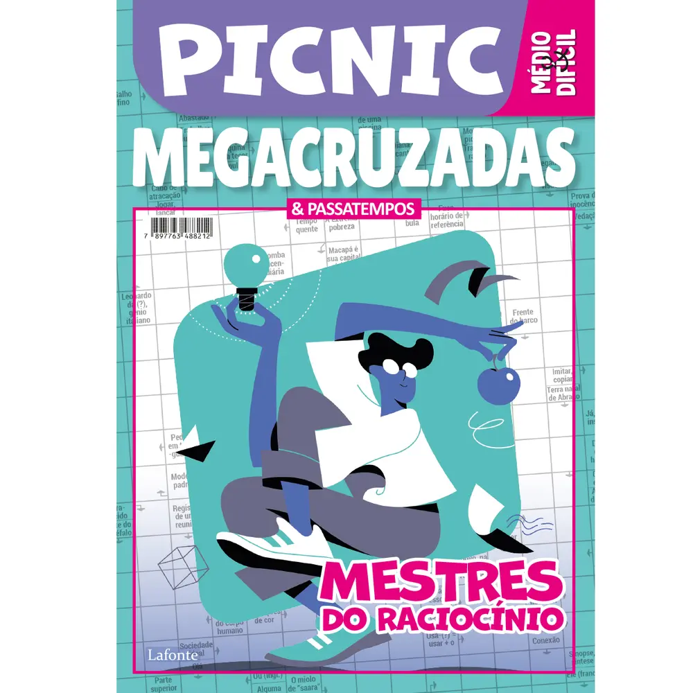 Mega Cruzada & Passatempos: Médio/Difícil - Mestre do Raciocínio