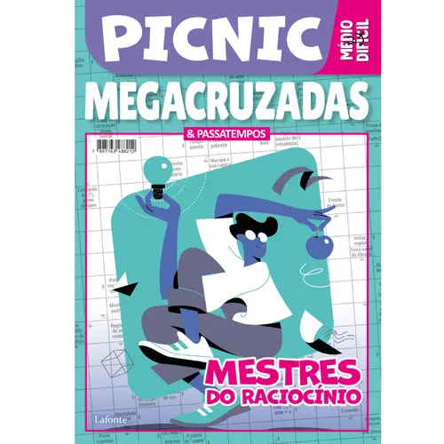 Mega Cruzada & Passatempos: Médio/Difícil - Mestre do Raciocínio - Pic Nic