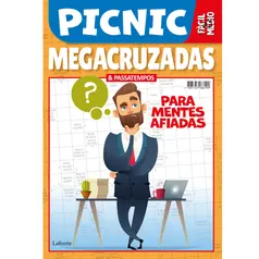 Mega Cruzada & Passatempos: Fácil/Médio- Para Mentes Afiadas - Pic Nic