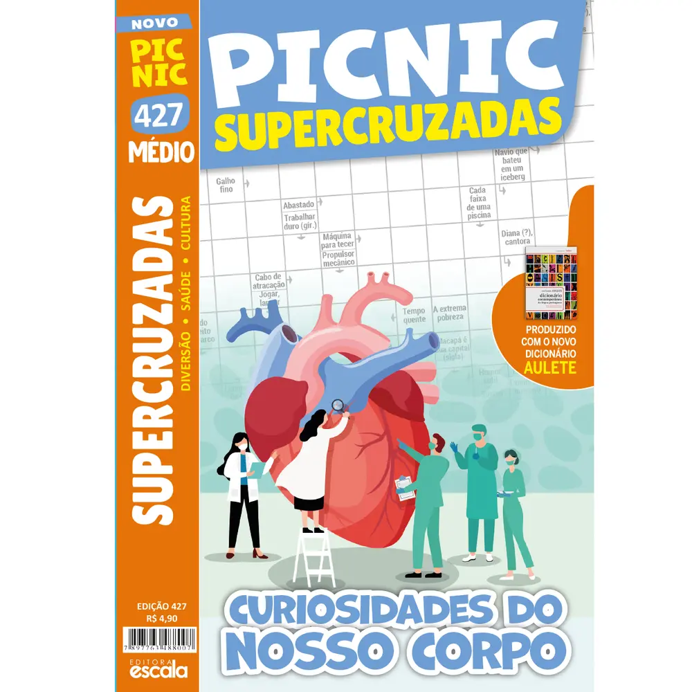 Super Cruzadas Médio: Curiosidade do Nosso Corpo - Pic Nic Ed. 427