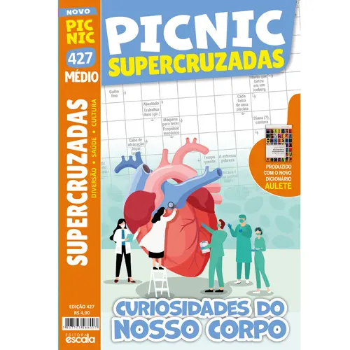 Super Cruzadas Médio: Curiosidades do Nosso Corpo - Pic Nic Ed. 427