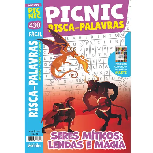 Risca-Palavras Fácil:Seres Míticos: Lendas e Magia - Pic Nic Ed. 430