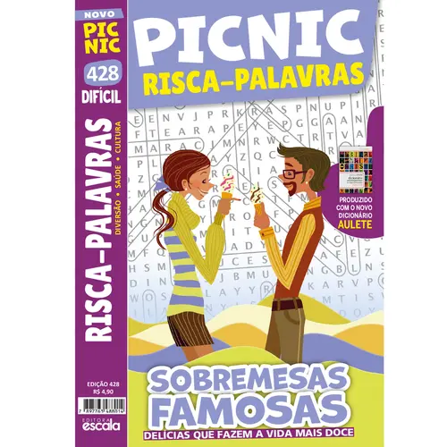 Risca-Palavras Difícil: Sobremesas Famosas - Delícias que fazem a Vida Mais Doce - Pic Nic Ed. 428
