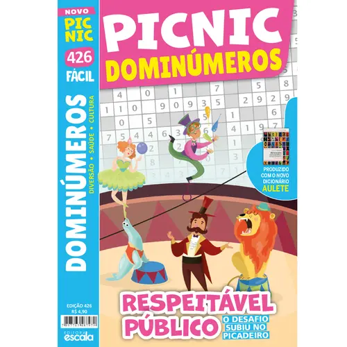 Dominúmeros Fácil: Respeitável Público - O Desafio Subiu no Picadeiro - Pic Nic Ed. 426