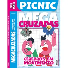 PicNic MegaCruzadas - Fácil & Médio - Cérebros em Movimento