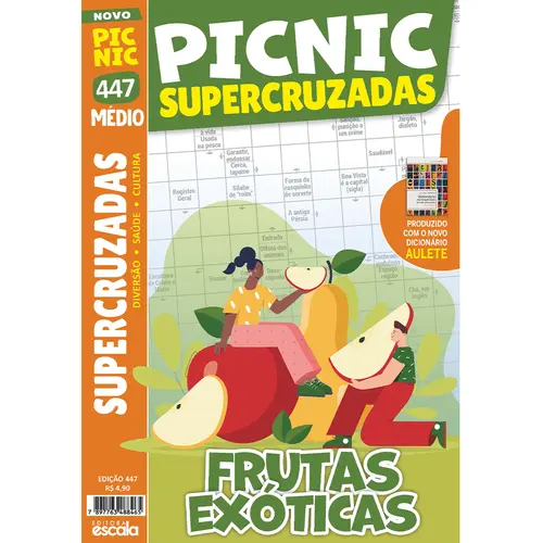 Supercruzadas Médio: Frutas Exóticas- Pic Nic Ed. 447