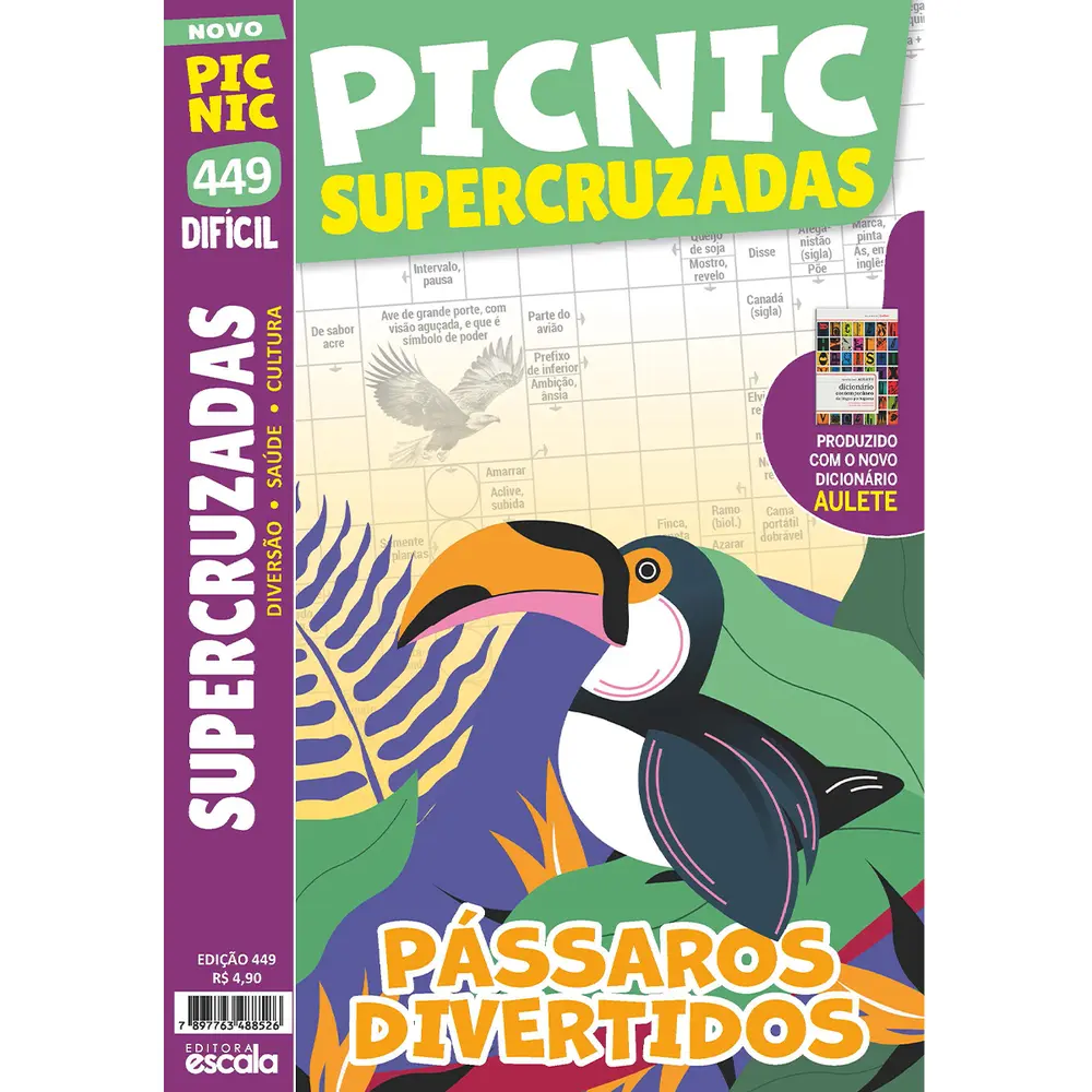 Croisé DVD付き　セット Super Cruzadas Difícil: Pássaros Divertidos - Pic Nic Ed. 449